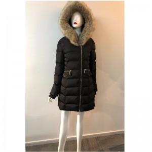 سيدات PUFFER COAT باللون الأسود RLWPC0077